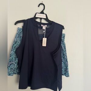 Tommy Bahama Womens Top & Skirt Set Everyday Active‎ Tennis Golf Tropical Medium
